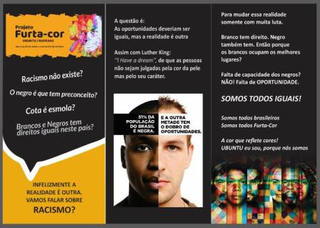Projeto teve objetivo de combater o racismo e valorizar a cultura negra. Foto: Arquivo/Escola